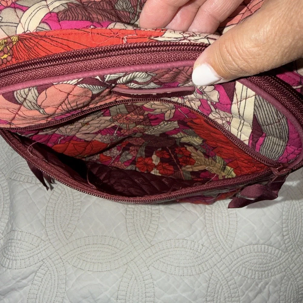 Vera Bradley Bohemian Blooms Keep Charged Tech Backpack Quilted Floral Bag